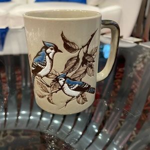 2/$20💙🩵Blue Jay Mug - Embossed Texture